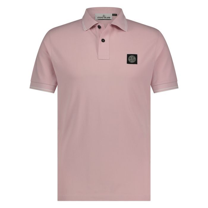 Stone Island heren polo pink