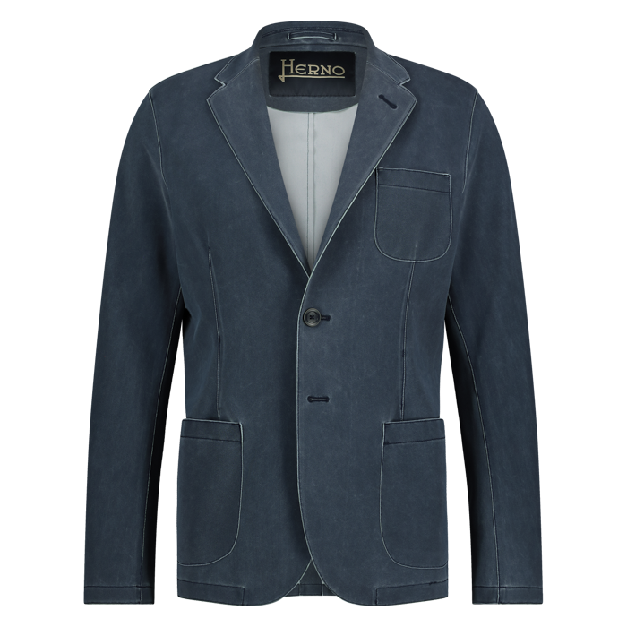 Herno heren jas blu navy