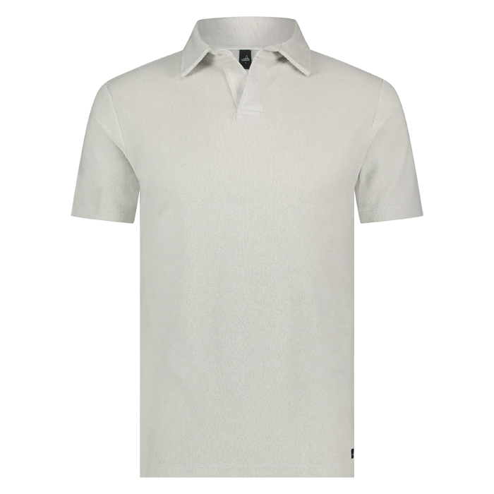 Wahts polo Wright badstof light grey