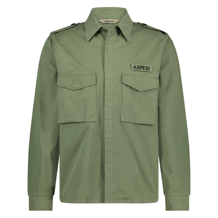 Aspesi overshirt field military green