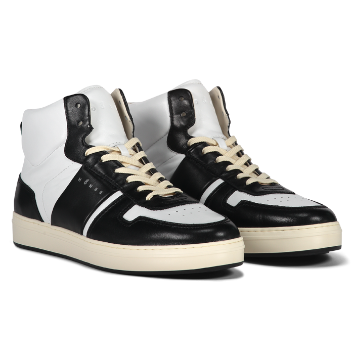 Hogan hight top fascia logo white/black
