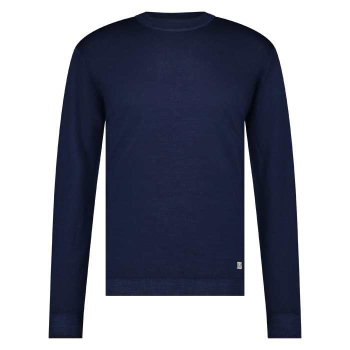 C.P.Company crew neck knitted navy mel