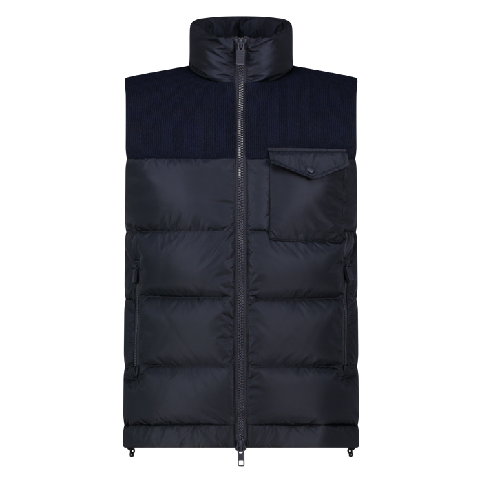 Aspesi heren gilet Denver navy blue