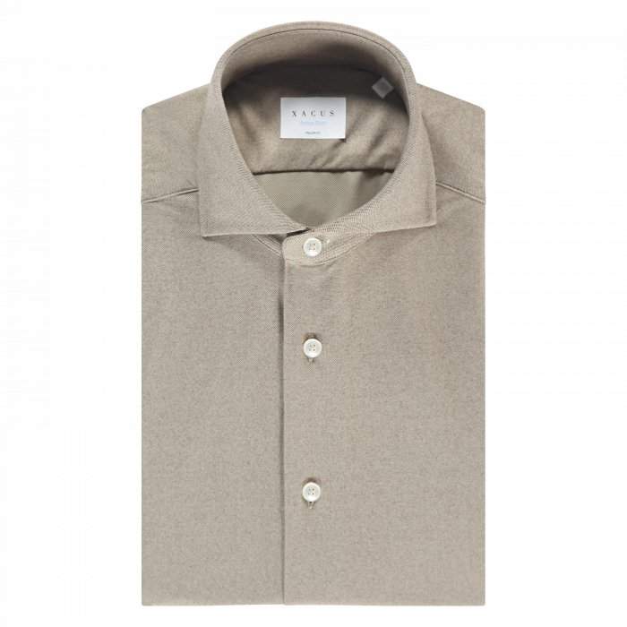 Xacus stretch brushed active licht bruin
