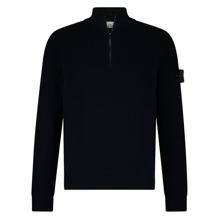 Stone Island LS polo navy blue