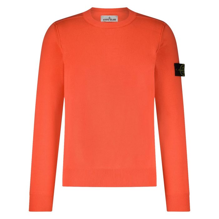 Stone Island crew neck papaya
