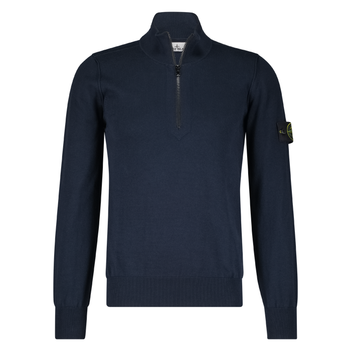 Stone Island LS polo navy blue