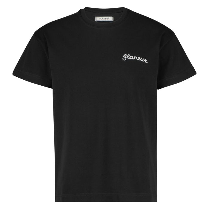 Flaneur Signature t-shirt black