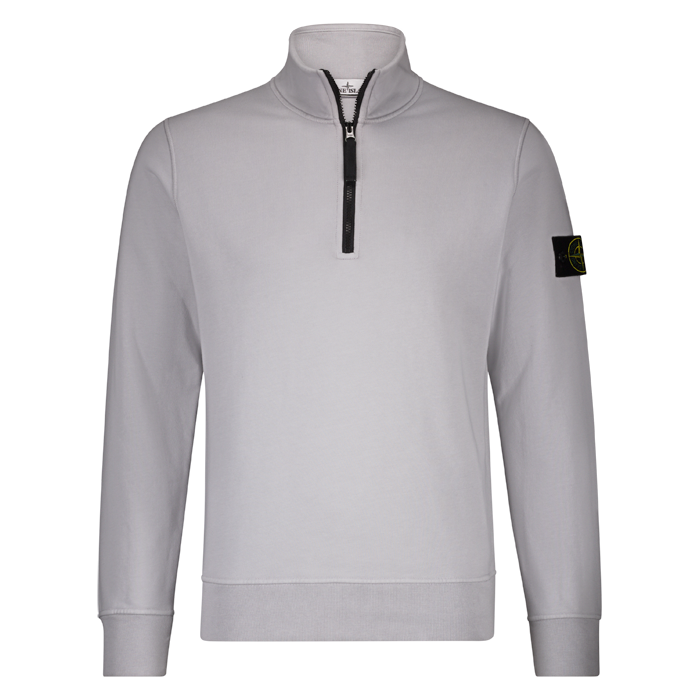 Stone Island LS polo pearl grey