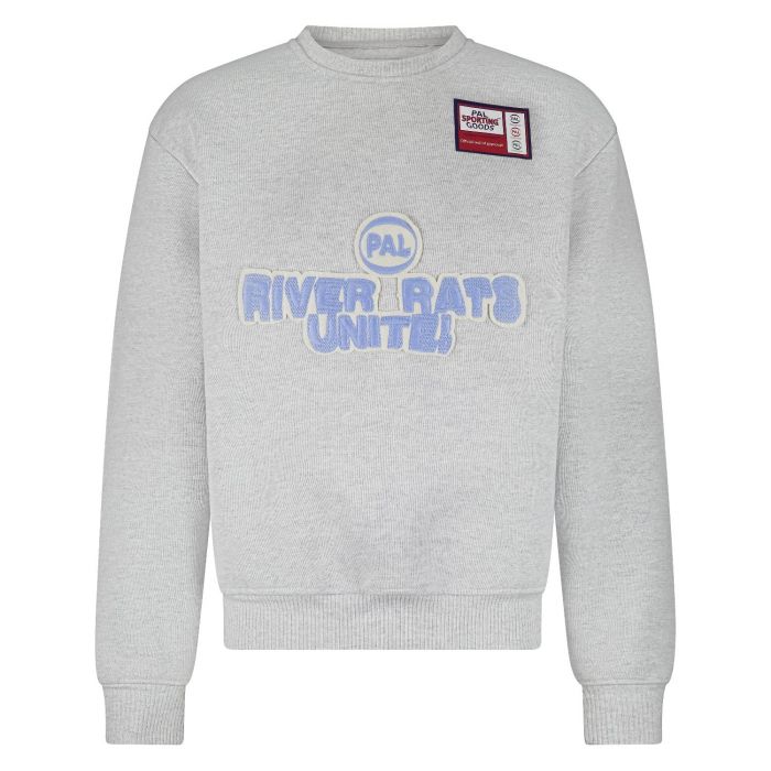 Pal River rats crewneck light grey marl