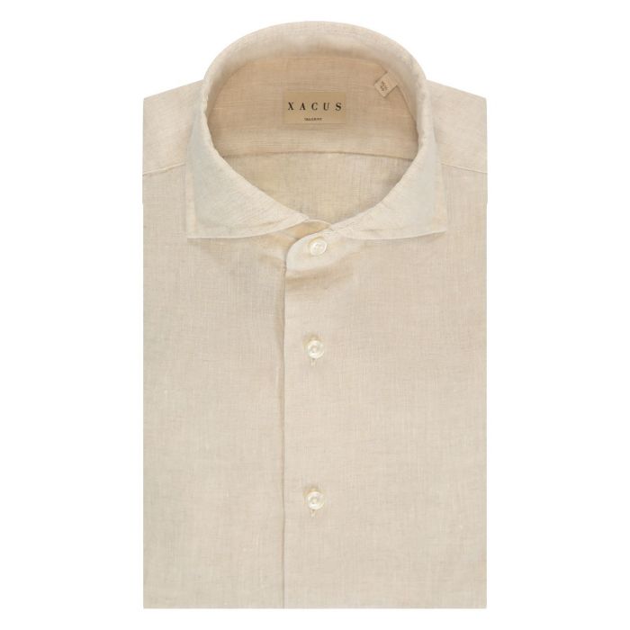 Xacus shirt, Linnen beige