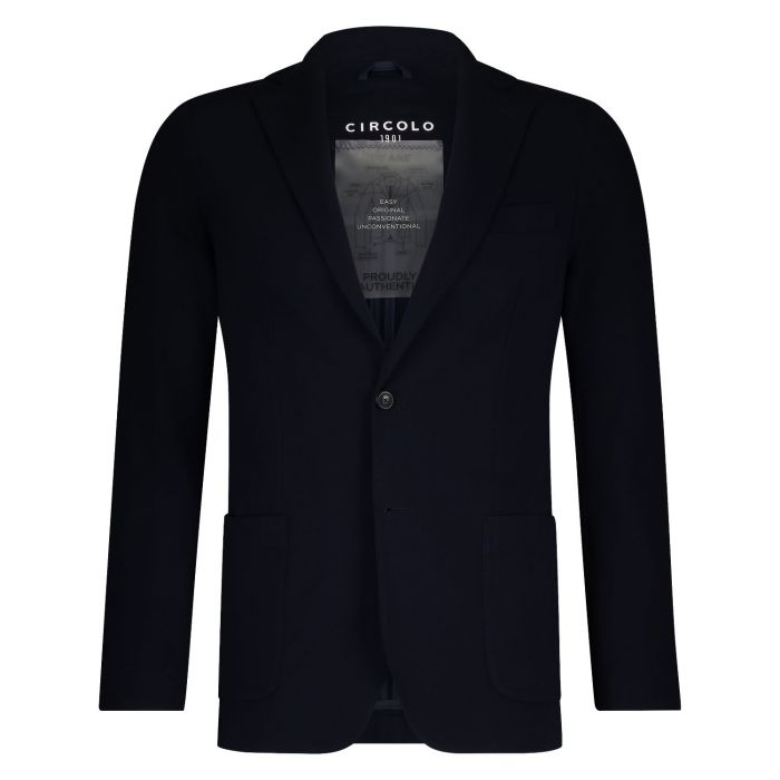 Circolo heren colbert piquet navy