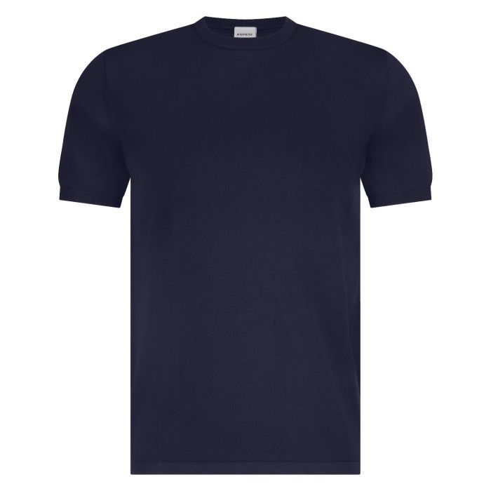 Aspesi T-shirt merino navy blue