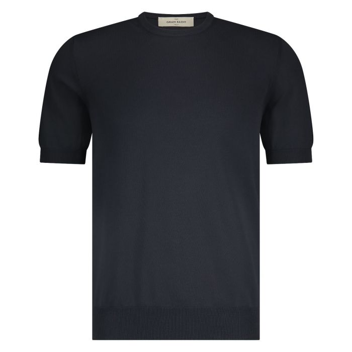 Gran Sasso T shirt eco organic vint bleu