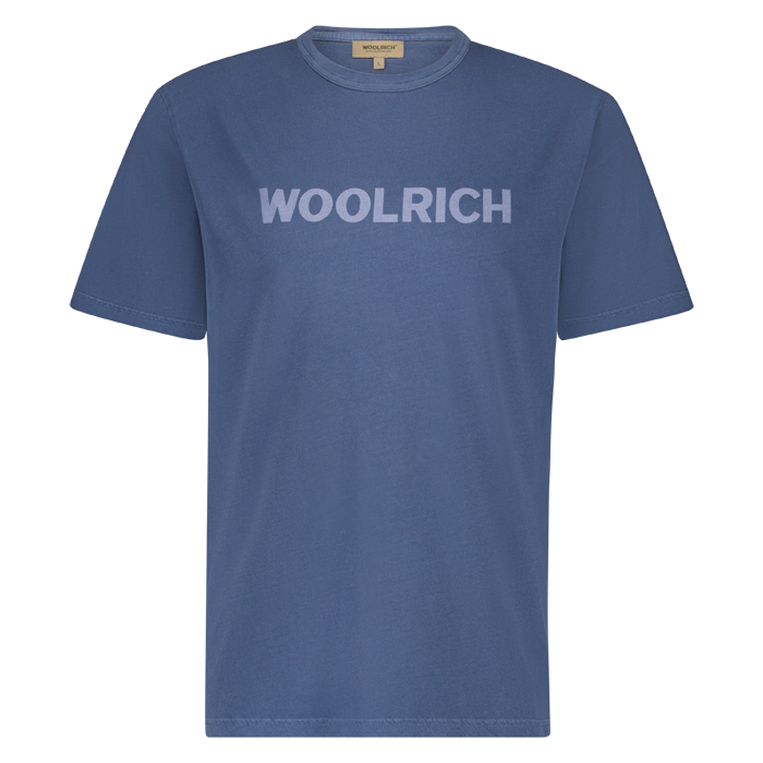 Woolrich light garment dyed tshirt marine