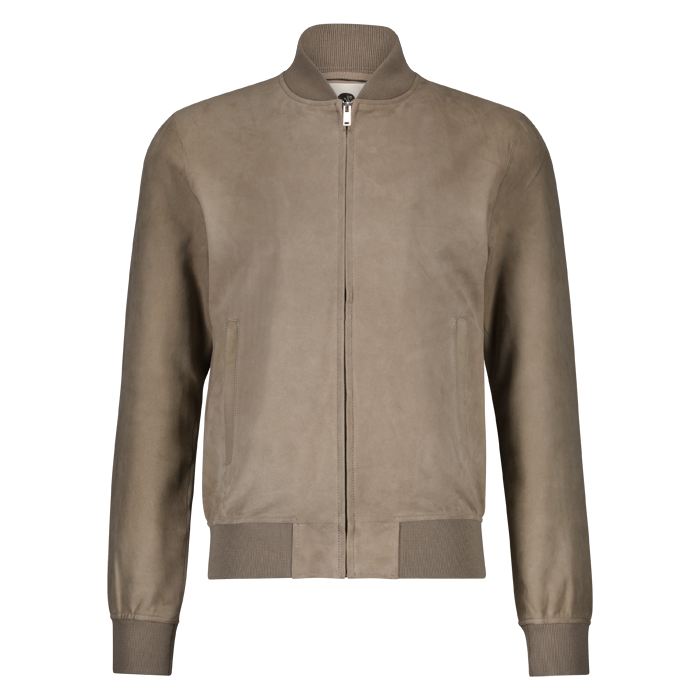 Alter Ego suede bomber jack