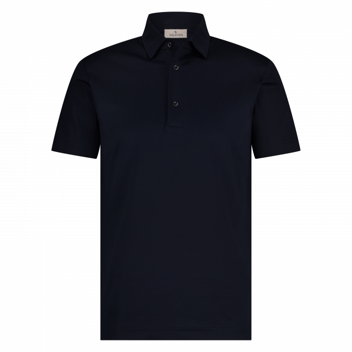 Valenza Supima polo navy blue