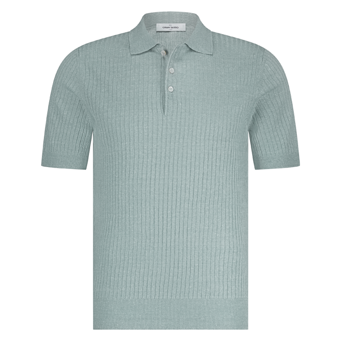 Gran Sasso polo rib mel l bleu