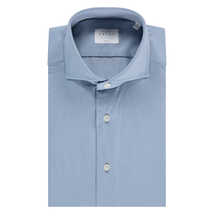 Xacus shirt seasonal super soft light blue