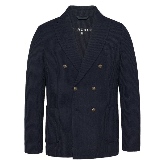 Circolo heren colbert double breasted navy blue