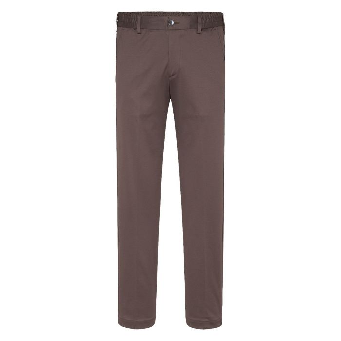 Valanza supima heavy tapered trouser brown