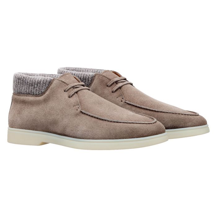 Aurelein desert bootcash wool taupe