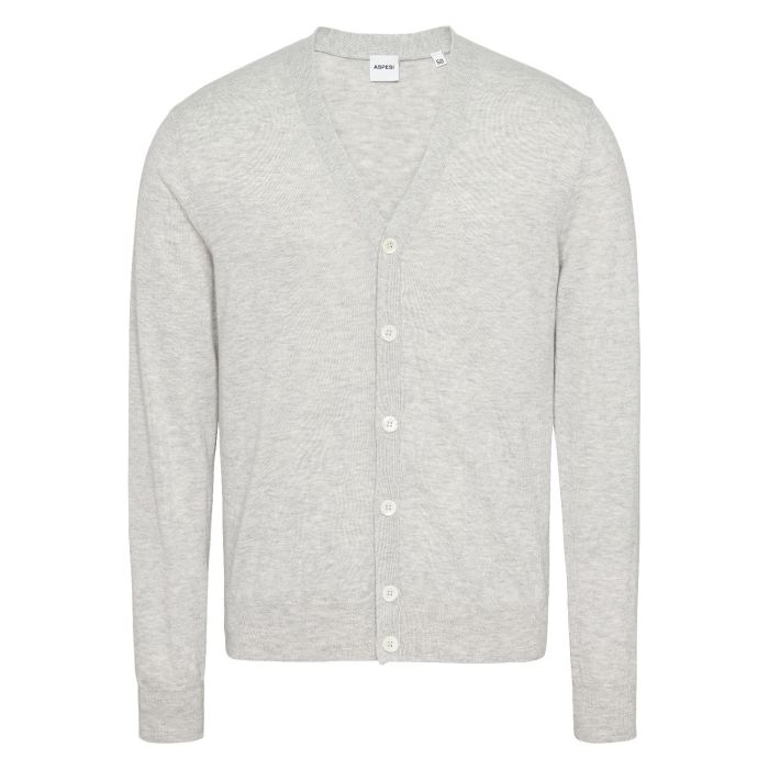 Aspesi cardigan wol/cashmere l grey