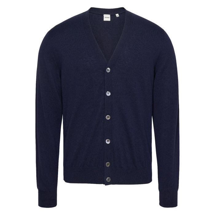 Aspesi cardigan wol/cashmere l marine