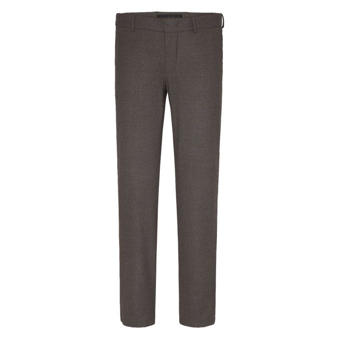 Wahts broek Brett stretch wool travel d.brown
