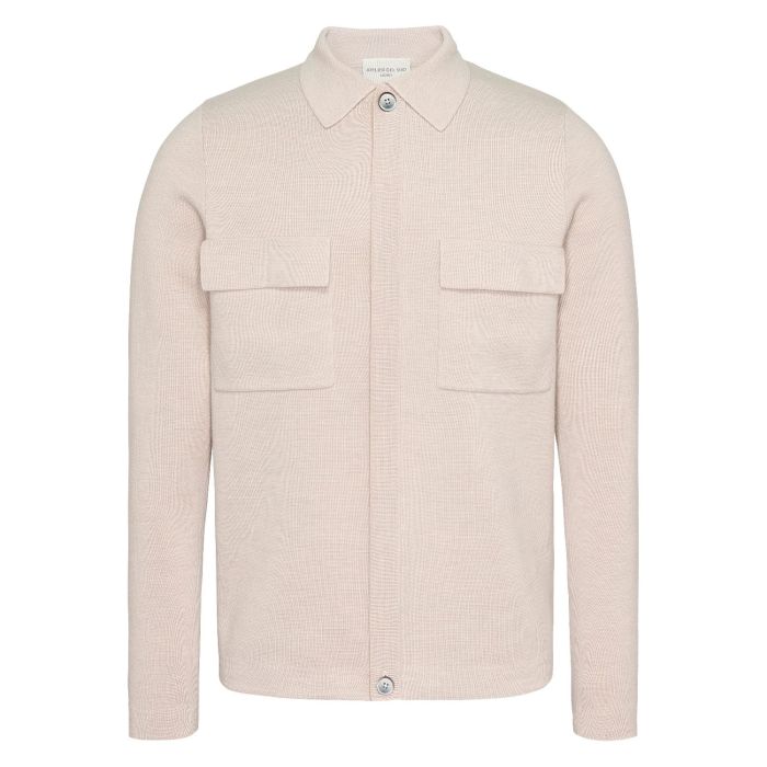 Atelier Del Sud cardigan kiezel wool