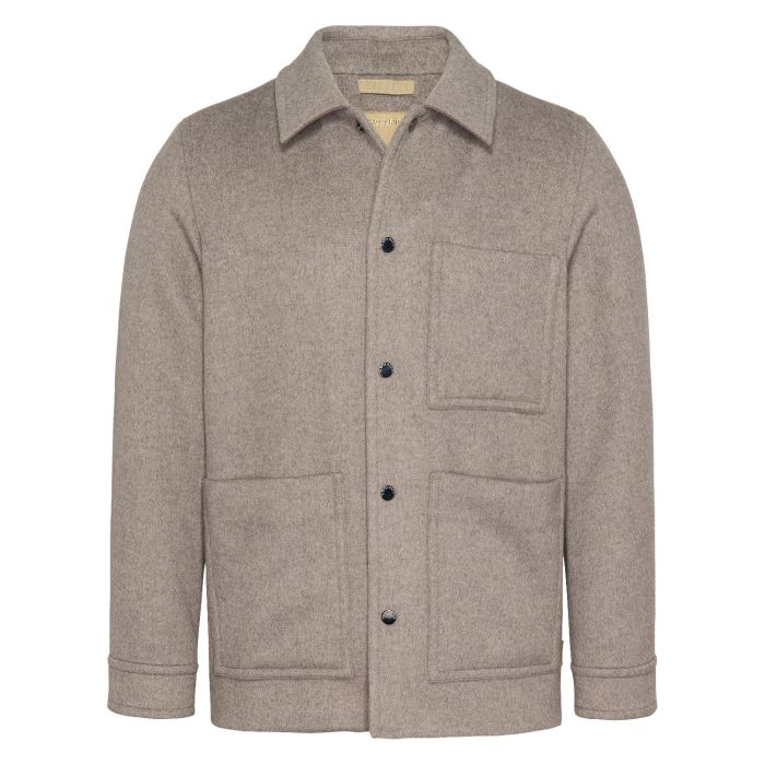 Woolrich chore coat dove melange
