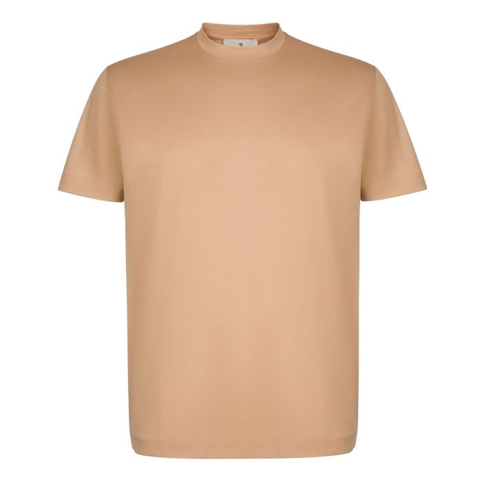 Valenza heren T shirt supima cott hazelnut