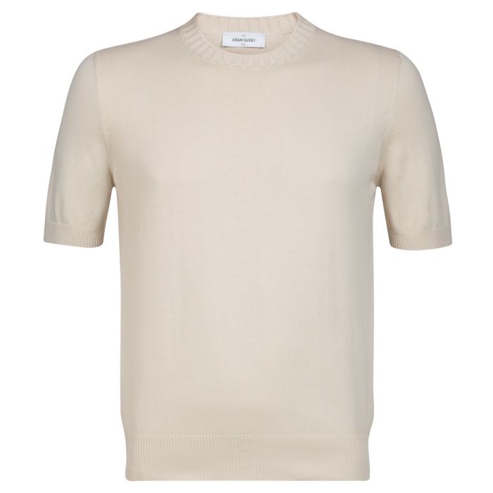 Gran Sasso knitted T-shirt ecru