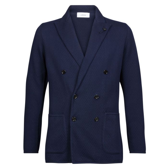Lardini colbert double breasted navy blue