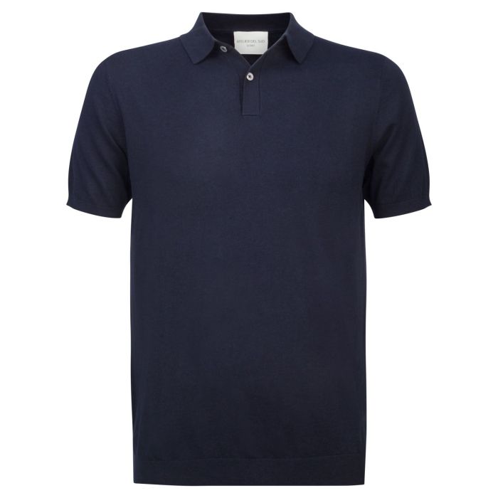 Atelier Del Sud polo Saint Tropez navy