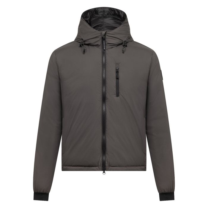Canada Goose Lodge Hoody black labe brown
