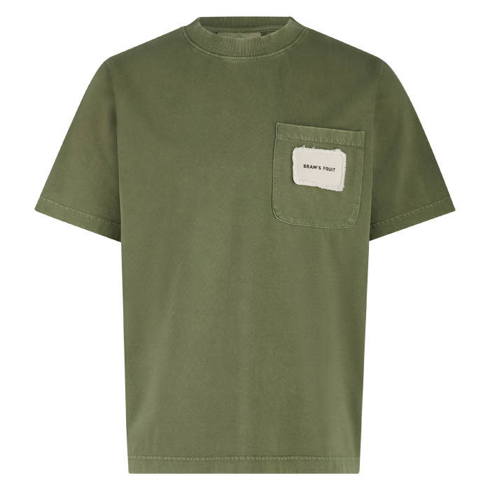 Bram's Fruit chest pocket washed olive