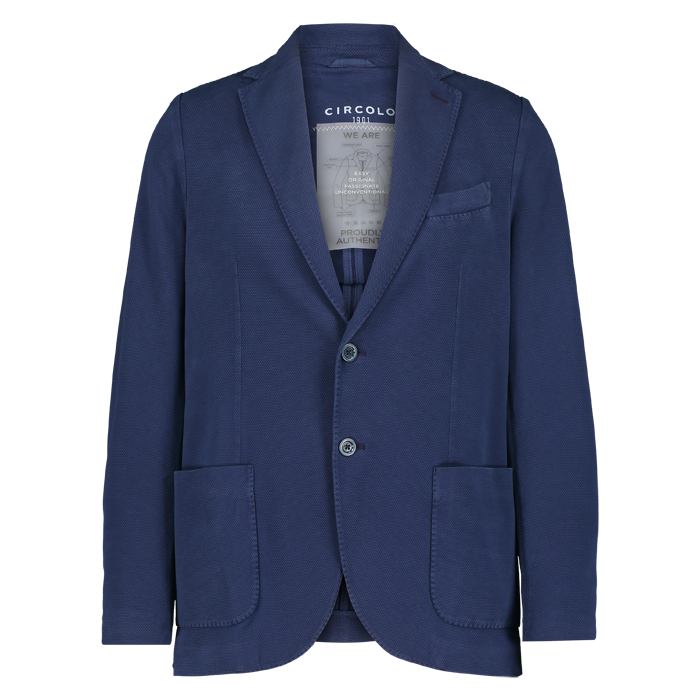 Circolo mens blazer oxford marine