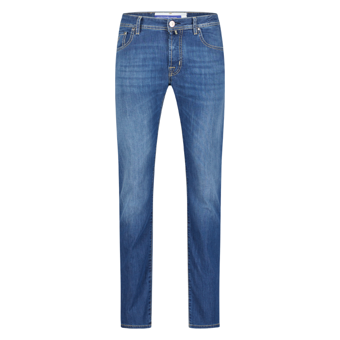 Jacob Cohen heren jeans bard midden blauw beige et