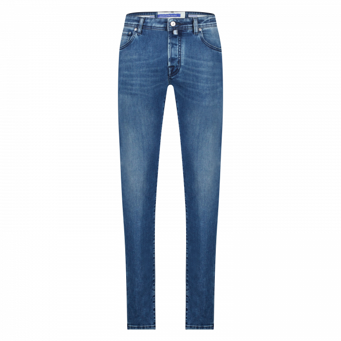 Jacob Cohen J622/Nikck s slimfit zwart padge