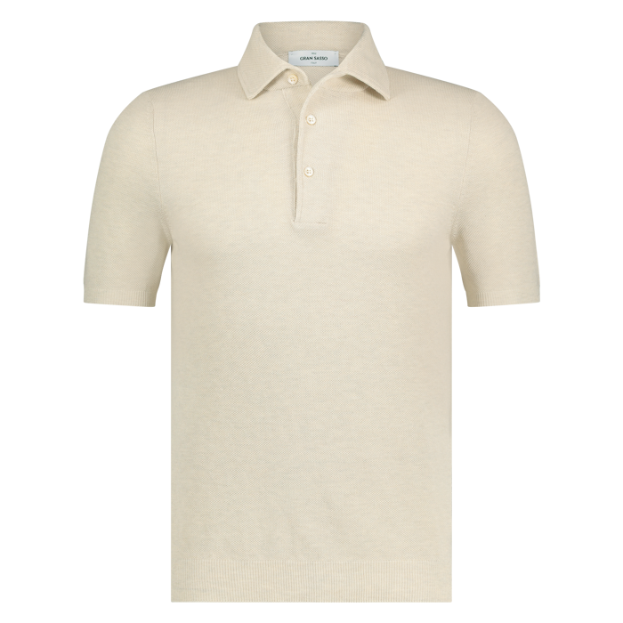 Gran Sasso heren polo beige