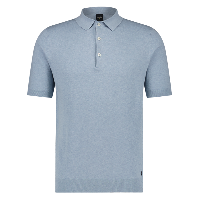 Wahts heren polo model Perez chalk blue