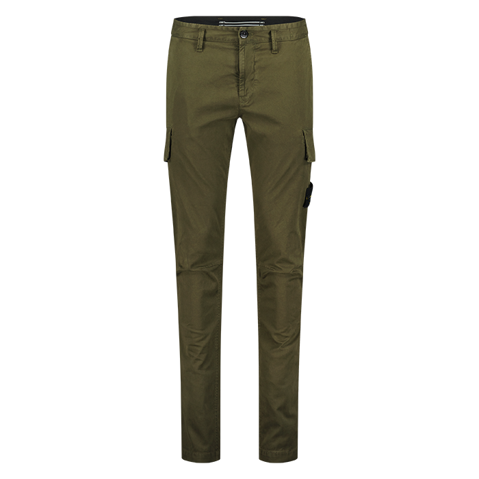 Stone Island heren pantalone skinny olive