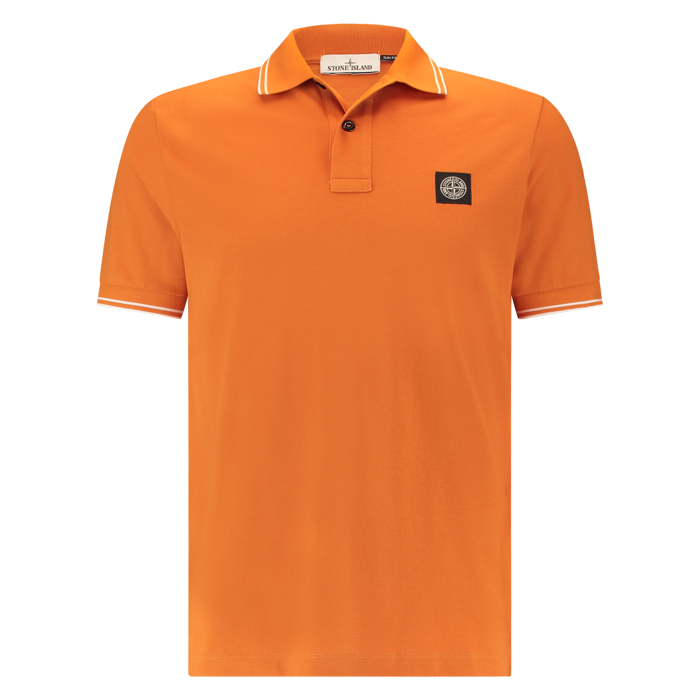 Stone Island heren polo orange