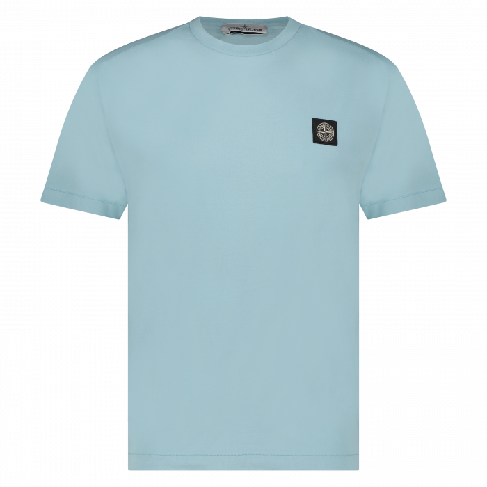 Stone Island heren short sleeve t-shirt aqua