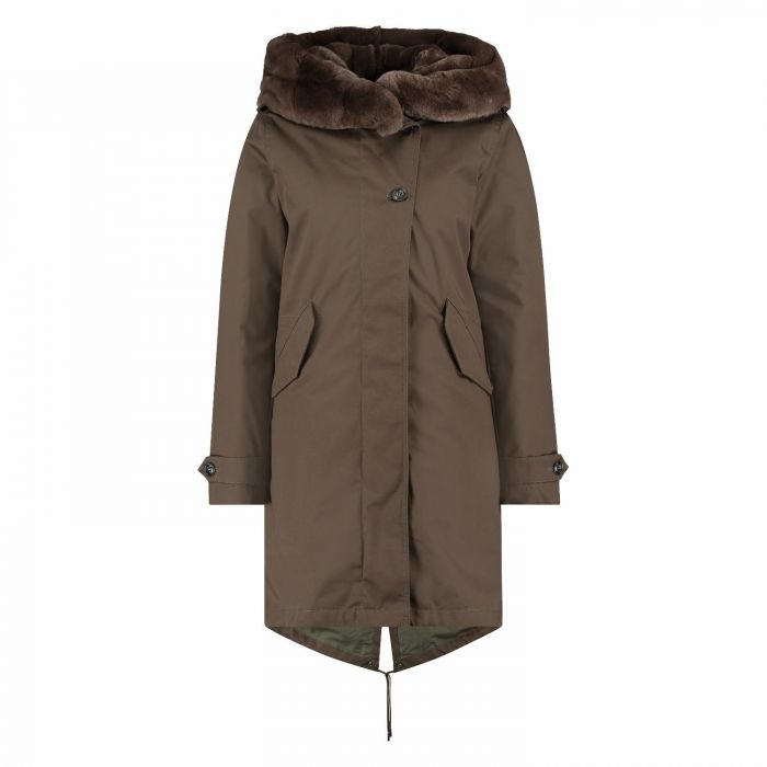 Woolrich literary rex parka military olive