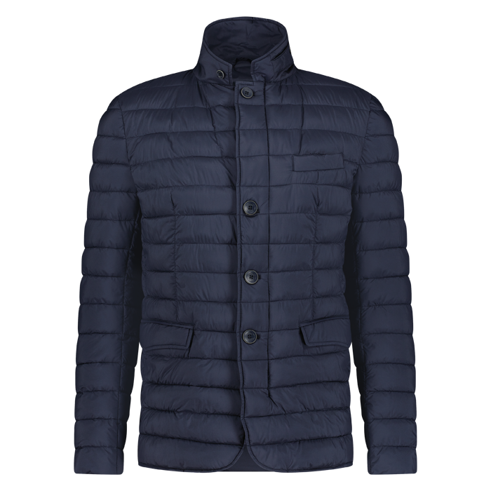 Herno heren woven jacket navy