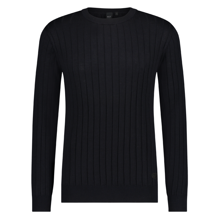 Alpha Tauri trui gebreid cashmere navy