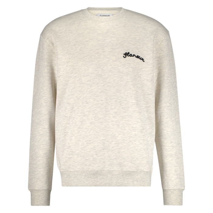 Flaneur Signature sweater heather grey