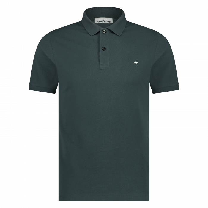 Stone Island heren polo petrol